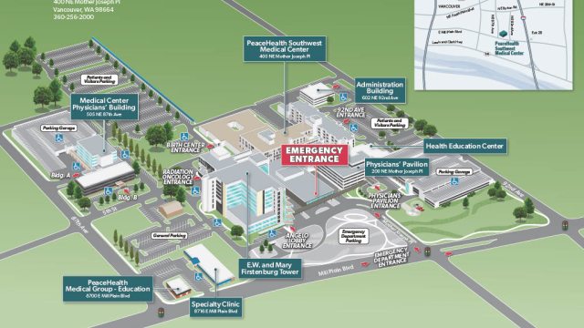 Photo of Emergency Department and Trauma Center at PeaceHealth Southwest Medical Center