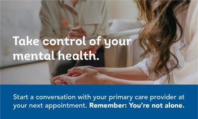 Woman patient speaks with counselor