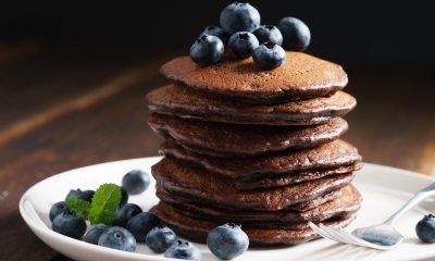 Vegan chocolate pancake recipe