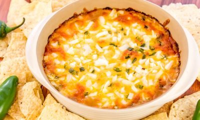 Cheesy tomato and bean dip recipe