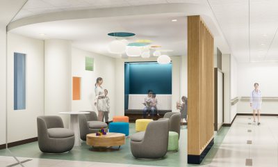 Rendering of Peter Paulsen Pavilion Waiting Room