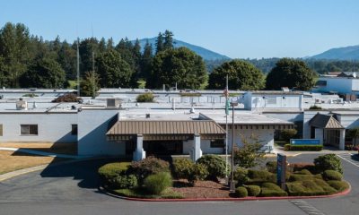 Aerial view of PeaceHealth United General Medical Center building