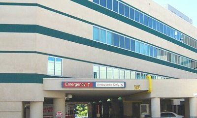 Entrance to St. Joseph Medical Center Emergency Room
