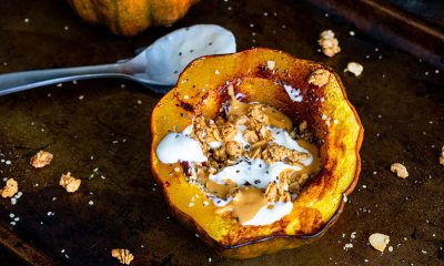 ground turkey stuffed acorn squash