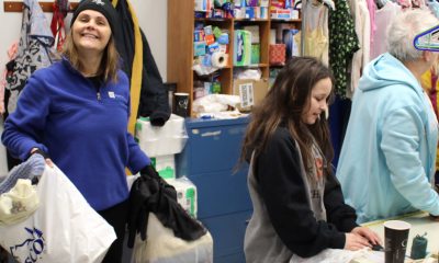 Retha Porter serving at St. Vincent dePaul in Vancouver, Washington