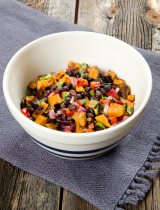 Black bean, sweet potato and rice bowls recipe.