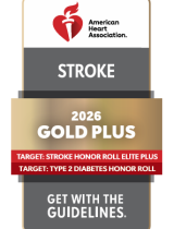 2026 Gold Plus Badge, awarded by the American Heart Association for excellence in Stroke Care  
