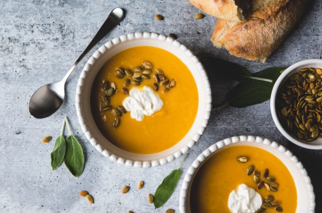 Butternut squash bisque