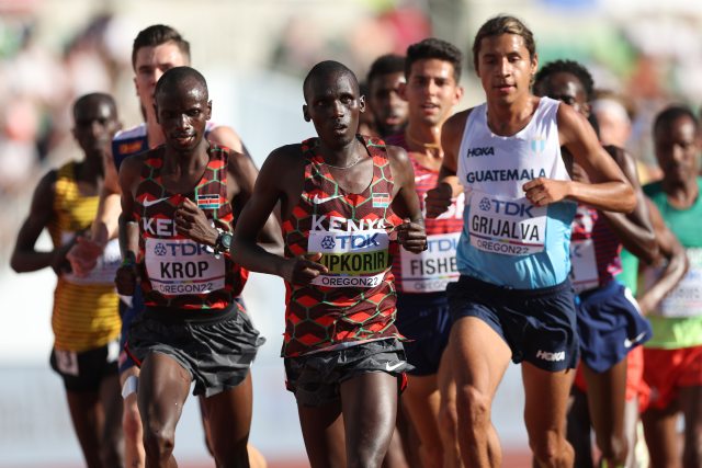 Runners from various countries during a race in Oregon22