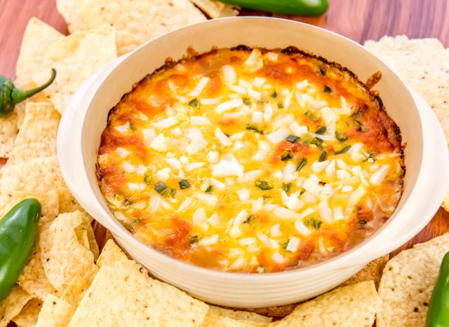 Cheesy tomato and bean dip recipe
