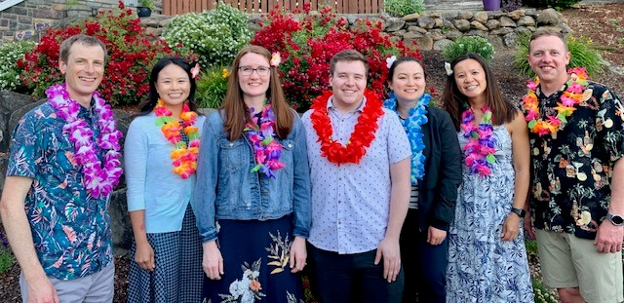 PGY2 Team with Hawaiian theme