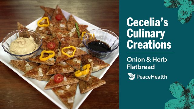 Onion and herb flatbread recipe