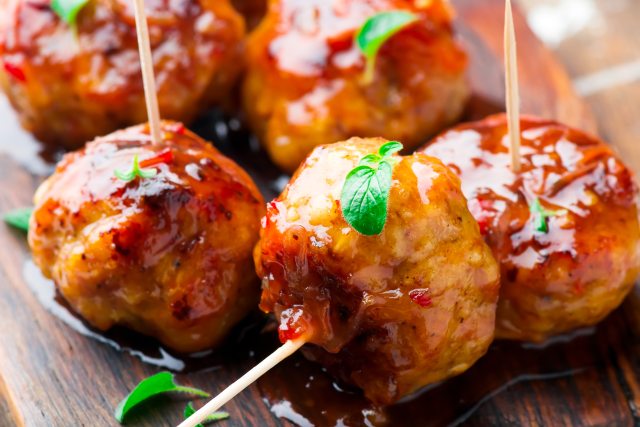 BBQ chicken meatball recipe