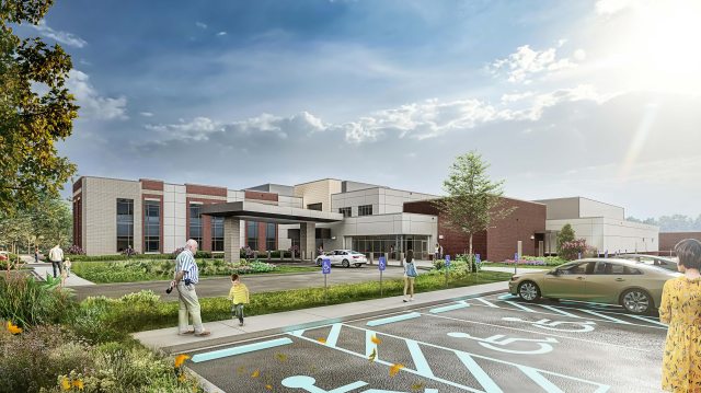 Rendering of proposed LifePoint Rehabilitation facility