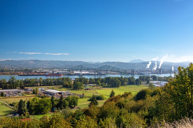 Lewis and Clark Bridge in Longview Washington