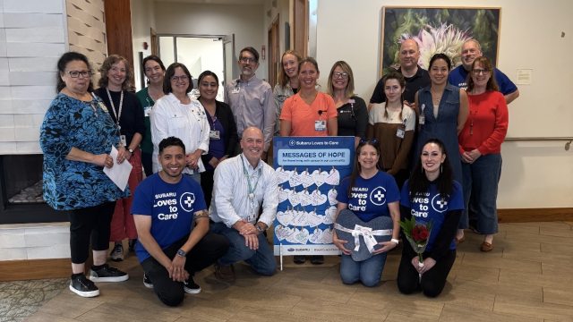 Group picture of Bellingham's Dewey Griffin Subaru staff