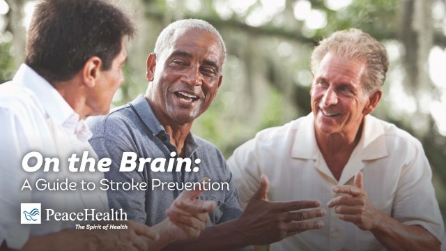 older men talking about stroke