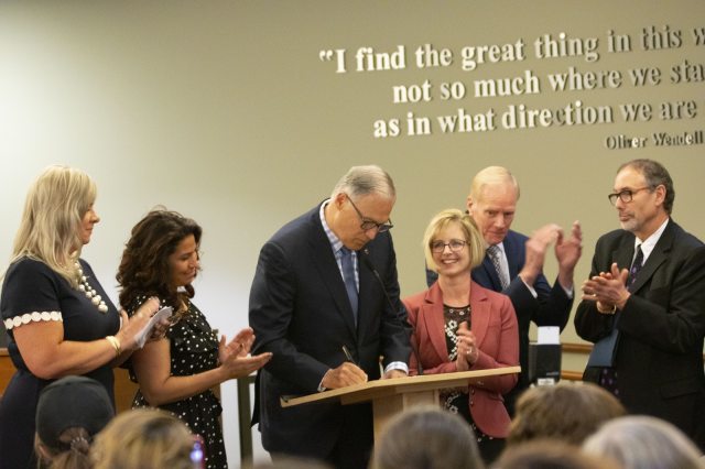 Governor Jay Inslee signs legislation