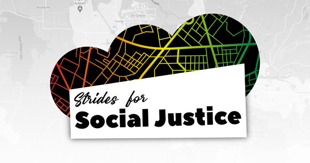 Strides for Social Justice logo
