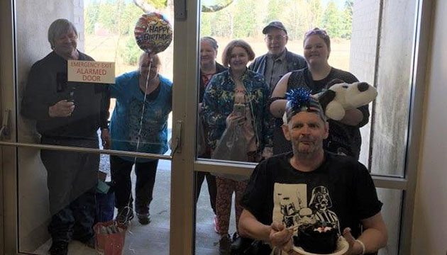 Chris celebrates his birthday with family and friends in COVID-friendly ways