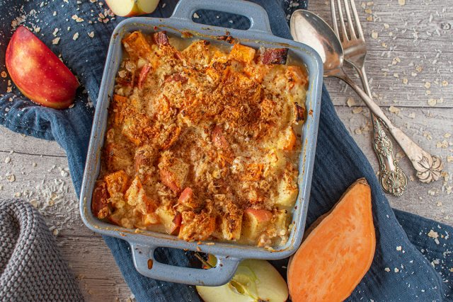 Apple and sweet potato recipe.