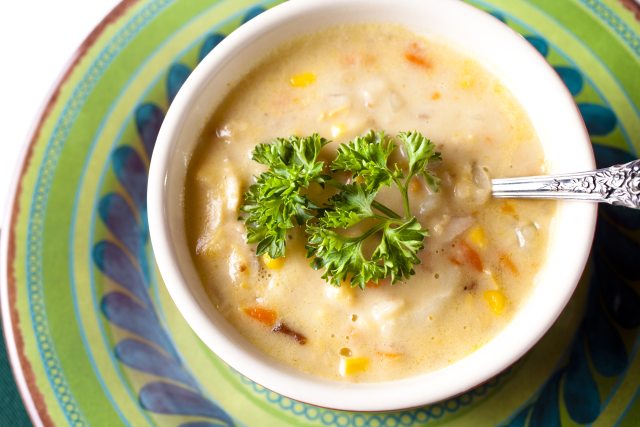 corn and potato chowder recipe