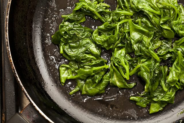 Lemon garlic spinach recipe