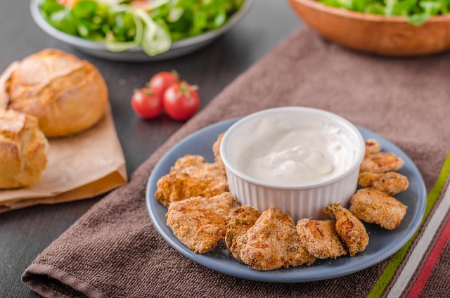 Spicy popcorn chicken recipe