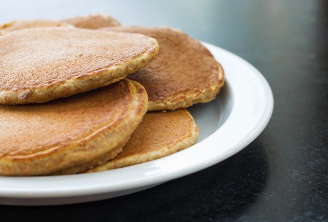 A plate of pancakes