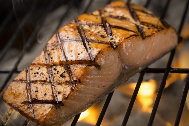 Grilling Salmon