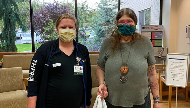 Jessic Diruss and Cyndi K at PeaceHealth United General 
