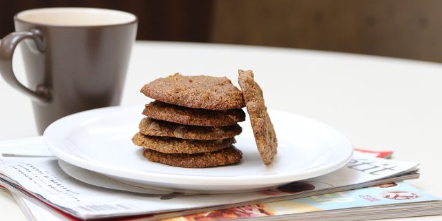 Oatmeal chocolate chip cookies on a plate